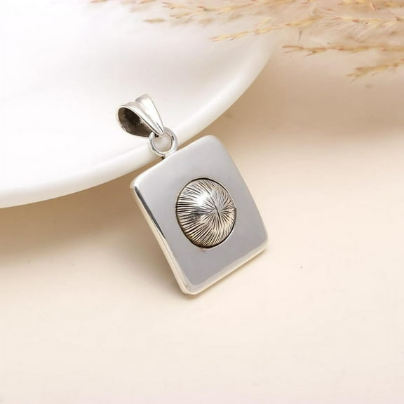 AG 925 Jewellery Solid 925 Sterling Silver Pendant, Unique Designer Pendant