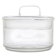 thumbnail image 1 of 1pc Glass Fruit Bowl with Lid Fruit Salad Snack Storage Container (Transparent), 1 of 9