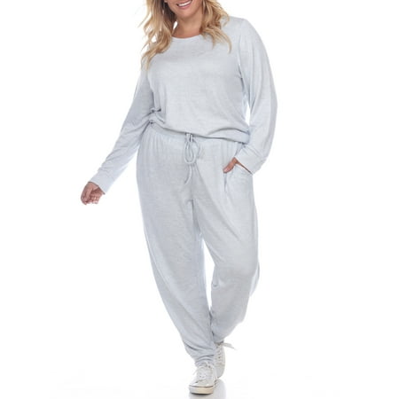 

White Mark Women s Plus Size 2 Piece Lounge Set