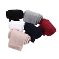 thumbnail image 3 of Toddler Boys Girls Leggings Pants, High Waist Stretch Knit Solid Color Plus Keep Warm Casual, Soft Comfy Full Length Toddler Leggings For Fall Winter Daily Wear Navy 6 Years, 3 of 3