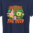 thumbnail image 3 of SpongeBob SquarePants - Creatures Of The Deep - Women's Short Sleeve Graphic T-Shirt, 3 of 6