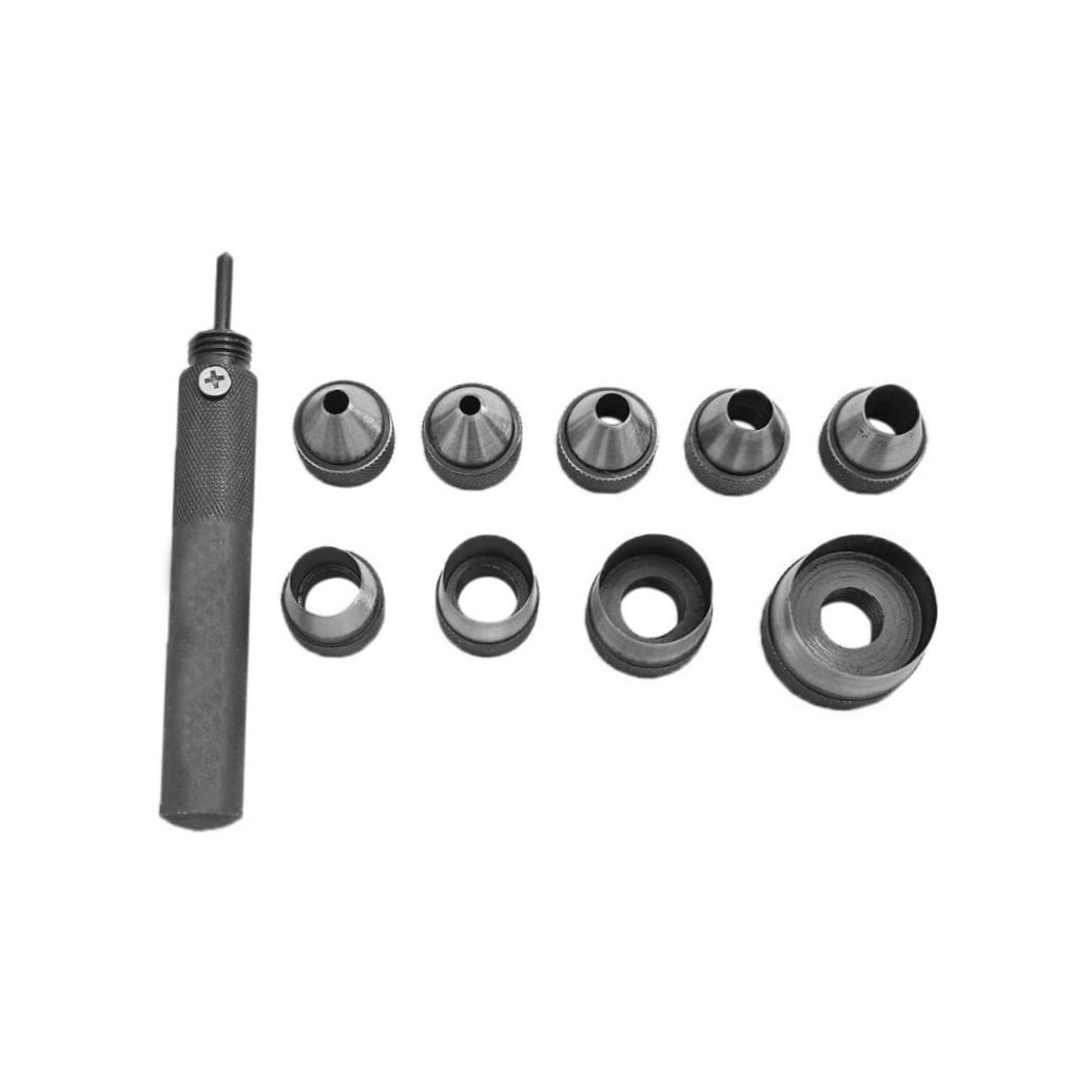 IFANLANDOR 1 Set Punch Down Tool Carbon Steel For Leatherworking And Artisans