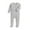 Gray, variant on Afelkas Baby Long Sleeve Romper Infant Footed Pajamas Crewneck Snap Front Sleep and Play Newborn Solid Ribbed Cozy Boys Girls Jumpsuit Bodysuit3 Months-6 Months