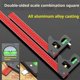 thumbnail image 2 of 30/40cm Combination Right Angle Ruler Movable Square Ruler Woodworking, 2 of 5