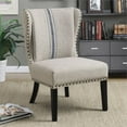 thumbnail image 2 of Bowery Hill Chaise d'Appoint en Gris et Bleu, 2 of 2