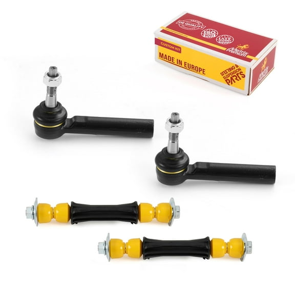 Metrix Premium Chassis Parts - 4 PC Outer Tie Rod End & Front Sway Bar Stabilizer End Link Kit Fits 07-14 Cadillac Escalade, 07-08 Chevrolet Silverado 1500, GMC Sierra 1500, ES800223, K700538
