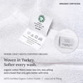 thumbnail image 5 of GOTS Certified, 100% Organic Cotton Bath Towel Set of 6, Made in Turkey - 2 Bath Towels, 2 Hand Towels & 2 Washcloths, Soft & Quick-Dry - White, 5 of 8