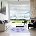 thumbnail image 7 of Ahgly Company Machine Washable Indoor Rectangle Transitional Heavenly Blue Area Rugs, 5' x 7', 7 of 7