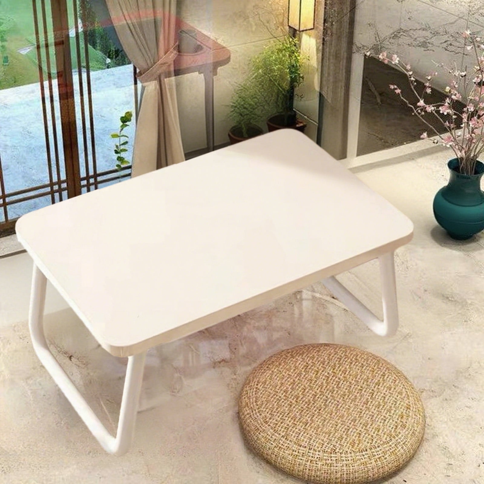 Foldable Laptop Bed Desk | Portable Lap Desk Table for Sofa/Floor/Picnic/Breakfast | Lightweight Wood Mini Stand | Stable Foldable Legs | 19.7x11.8x9.1in | 1 Pack