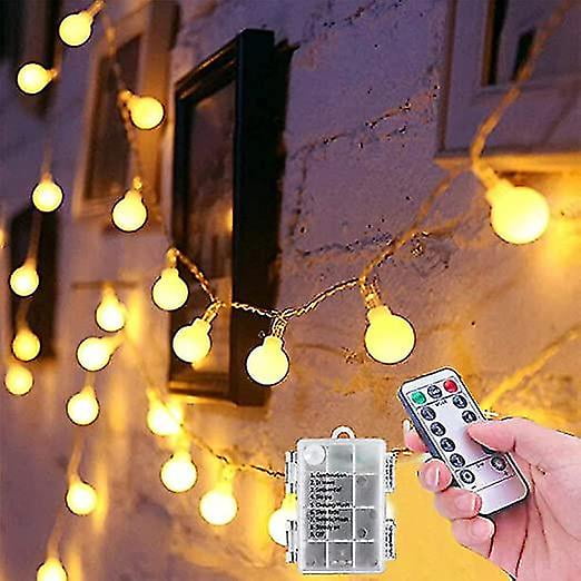 Guirlande lumineuse à décorer 10 ampoules micro-LED avec fil Transparent  x1.2 m - Perles & Co
