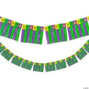 Mardi Gras Fringe Garland, Mardi Gras, Party Decor, 1 Piece