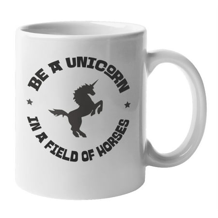

Be A Unicorn Inspirational Quote Coffee & Tea Gift Mug Cup For Friend Family Relative Best Friend Colleague Co-worker Partner And Buddy (11oz)