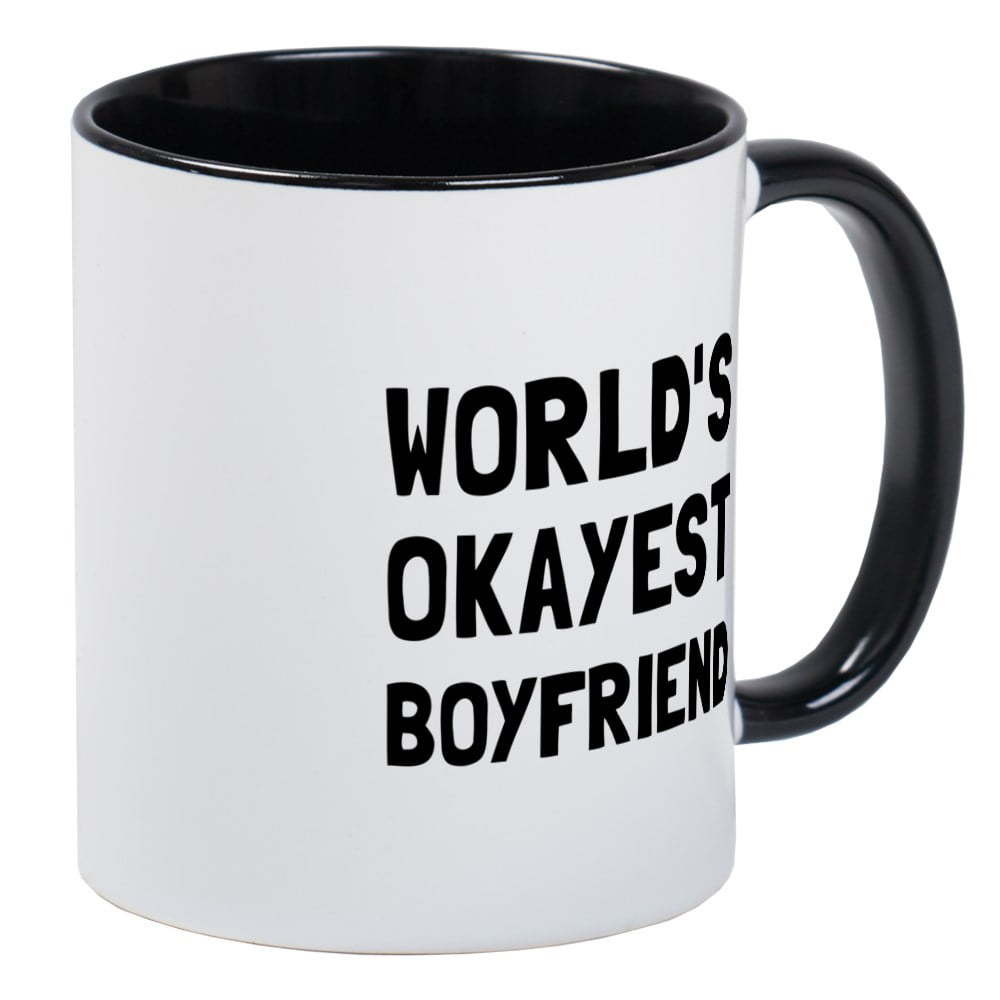 world's okayest boyfriend mug