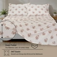 thumbnail image 7 of Ruvanti Flannel Sheets Full Size 6 Pcs - 100% Cotton Double Brushed Bed Sheets, Deep Pockets 16 Inches, All Seasons Breathable, Extra Soft & Comfy Full Size Sheets Set, Sowear, 7 of 7