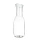 thumbnail image 2 of Jarra de agua de plástico con tapa abatible | Jarra de plástico transparente de 950 ml | Tapa hermética a prueba de fugas | Recipiente irrompible y duradero para jugos, té helado, limonada, café, 2 of 6