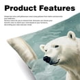 thumbnail image 2 of Bear Covers with Unique Patterns, Set of 2 Decorative Throw Pillow Inserts for Sofa Bed Couch, 16x16/18x18/20x20 Inches, Ideal for Home Decor and Gifting, 2 of 6