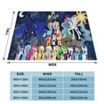 thumbnail image 4 of My Lit-Tle Pony Fleece Blanket Super Soft Cozy Throw Blanket Fuzzy Comfy Flannel Blanket Warm Plush Blankets And Throws For Couch, Sofa, Bed 50"X40", 4 of 7