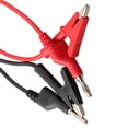 thumbnail image 3 of 2PCS 4mm Banana Plug to Crocodile for Alligator Clip Test Leads 1M Cable, 3 of 7