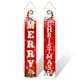 thumbnail image 3 of Navidad Colgando Banners Porch Signos Vertical Cumpleaños Exterior Decoración Adornos Inicio Ventana Adornos Afuera Puerta 16626 2 Piezas Speravity HA010123-04B, 3 of 6