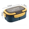 thumbnail image 3 of EGNMCR Tools&Home Improvement Student Lunch Box Thickened Plastic Compartment Bento Box Double Layer Microwavable Food Container For Office Workers And Kids Lunch Container, 3 of 6