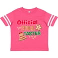 thumbnail image 3 of Inktastic Christmas Official Cookie Taster with Bell and Star Cookie Boys or Girls Toddler T-Shirt, 3 of 5