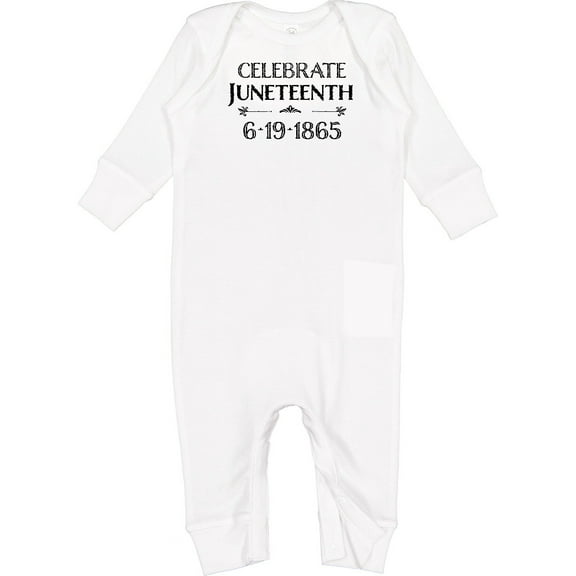 Inktastic Celebrate Juneteenth Baby Romper Coveralls