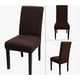 thumbnail image 2 of 8 Fundas Lisas Elásticas Protectoras Para Silla De Comedor Modelo Café, 2 of 4