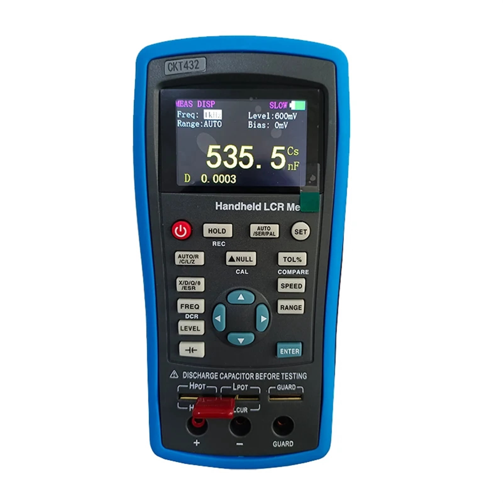 CKT431 Portable LCR Meter ESR Component Test Instrument CKT431 CKT432 CKT433 ,Accurate and Speed