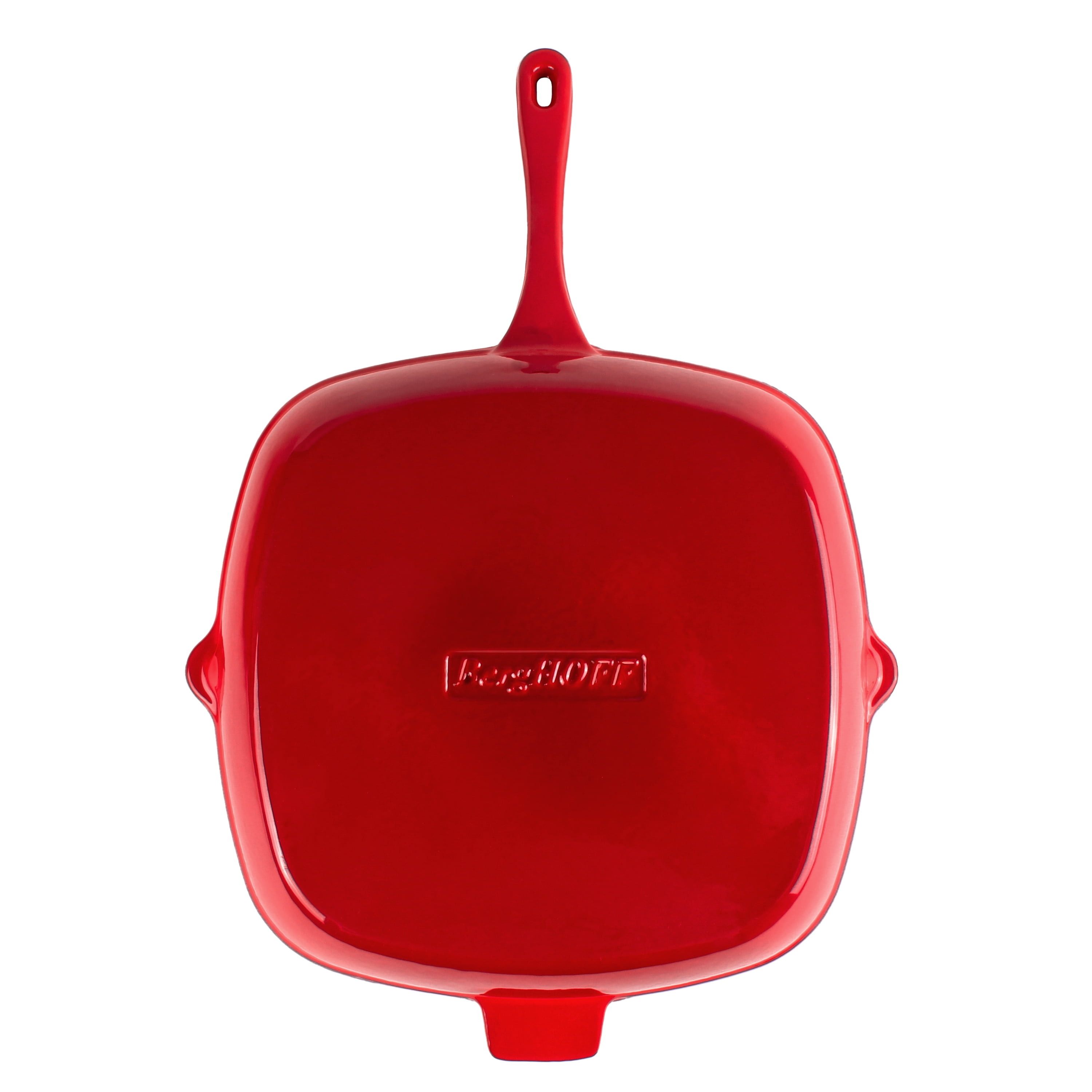 BergHOFF Neo Cast Iron Square Grill Pan 11", Red