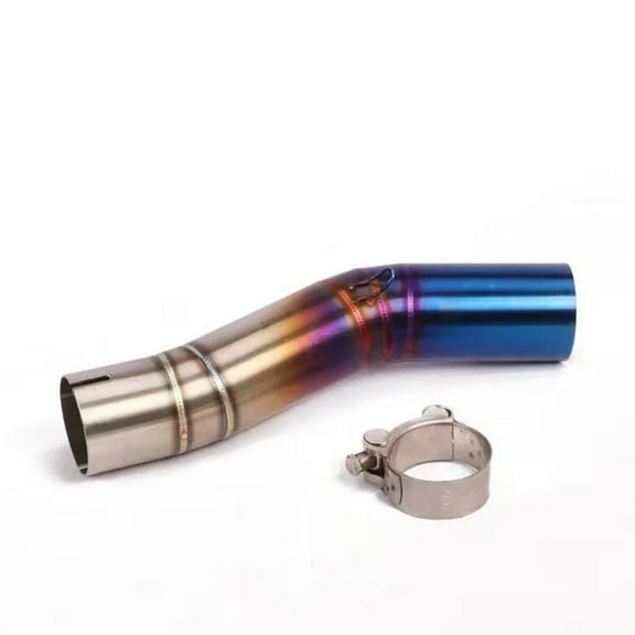 Motorcycle Exhaust Mid Pipe Link 51mm Exhaust Pipe For Suzuki GSXR 600 750 K8 K9 L1 GSXR750 GSXR600 2008-2010