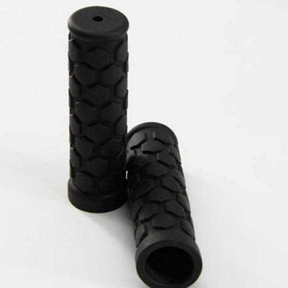 2x Bicycle Bike Handle Handlebar 22mm Anti Slip Rubber Grip Black