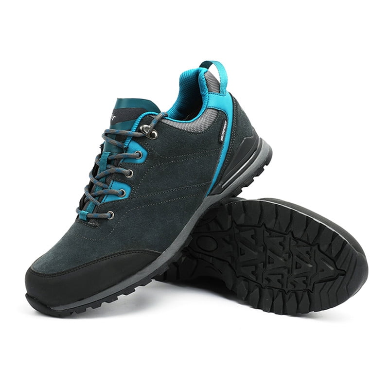 BETOOSEN Mens Outdoor Trekking Sneakers Waterproof Hiking Shoes Breathable Suede Leather Lightweight Walking Shoes