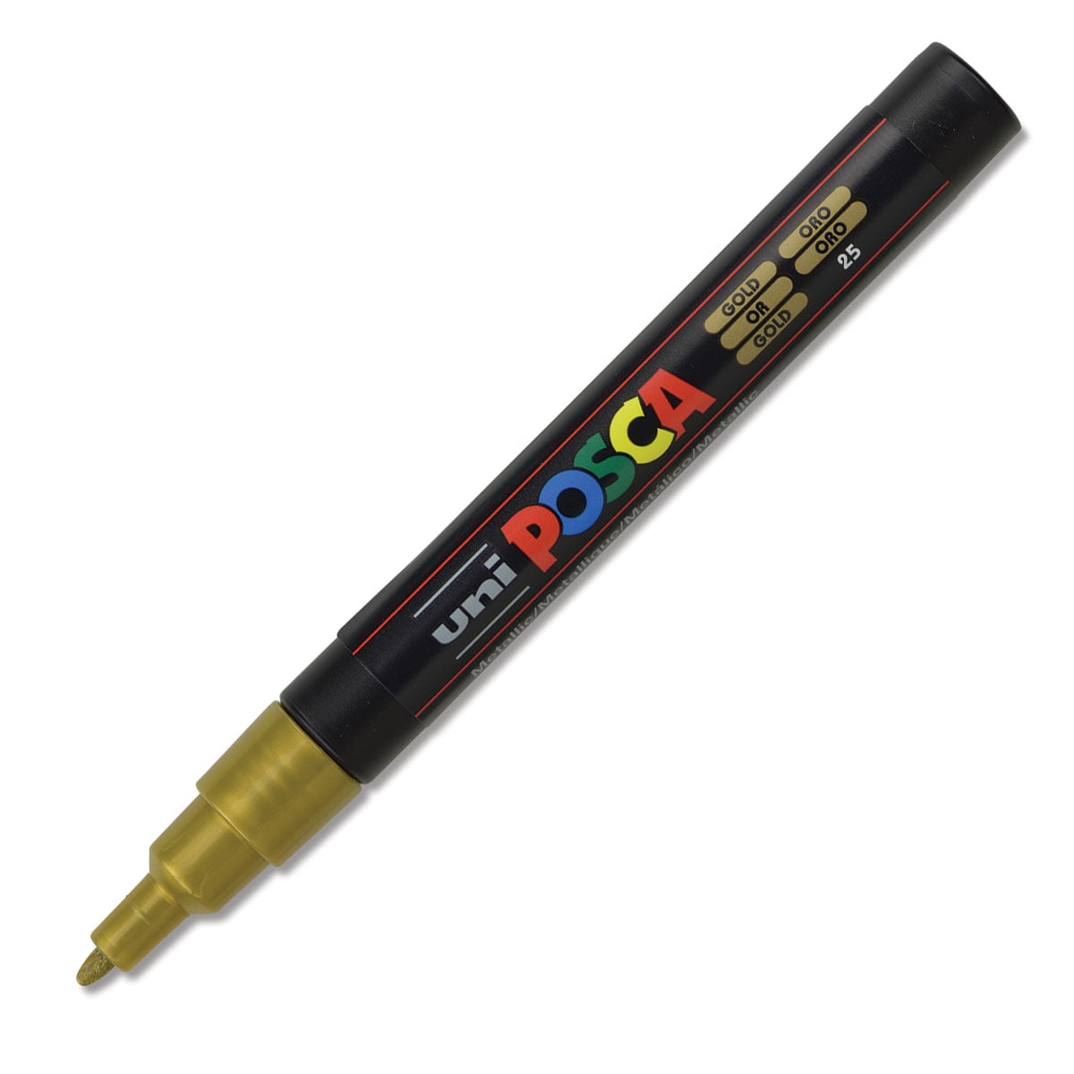 UniPosca Paint Marker Gold, Fine, Bullet Tip, 1.5 mm