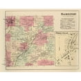 thumbnail image 3 of Whitman 14x12 Black Modern Framed Museum Art Print Titled - Hamilton New York Landowner - Whitman 1875, 3 of 5