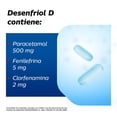 thumbnail image 2 of Desenfriol-D caja con 24 tabletas 500 mg antigripal con paracetamol, 2 of 4