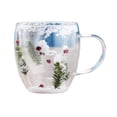 thumbnail image 1 of Taza de Cristal Portátil Cateissary Doble Pared Vidrio de Borosilicato 250ml, 1 of 6