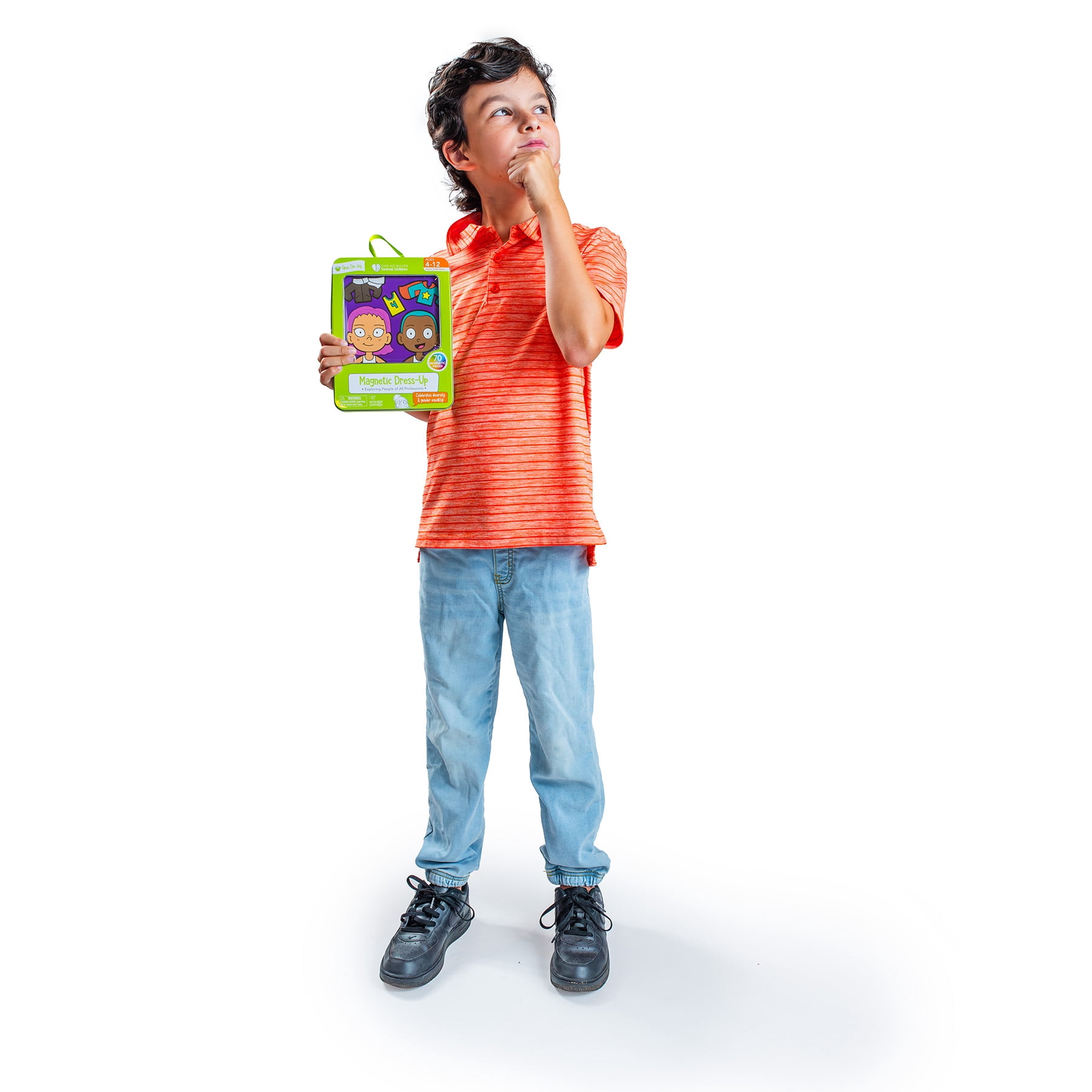 Open the Joy Magnetic Dress-Up Playset for Kids