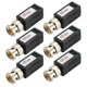 thumbnail image 1 of Video balun transceptor CCTV cámara pasiva bnc Conector Gato 5 utp-202a, 6 pcs, 1 of 5