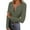 Green, variant on Lenpel Long Sleeve Shirts for Women Trendy Scoop Neck Half Button Ribbed Knit Slim T-Shirts Basic Casual Tees Going out Tops(Yellow,X-Large)
