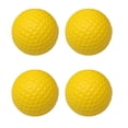 thumbnail image 3 of Ball 42.6mm  Ball PU Soft Monolayer  Training Ball for Indoor Practice Accessory Yellow, 3 of 8