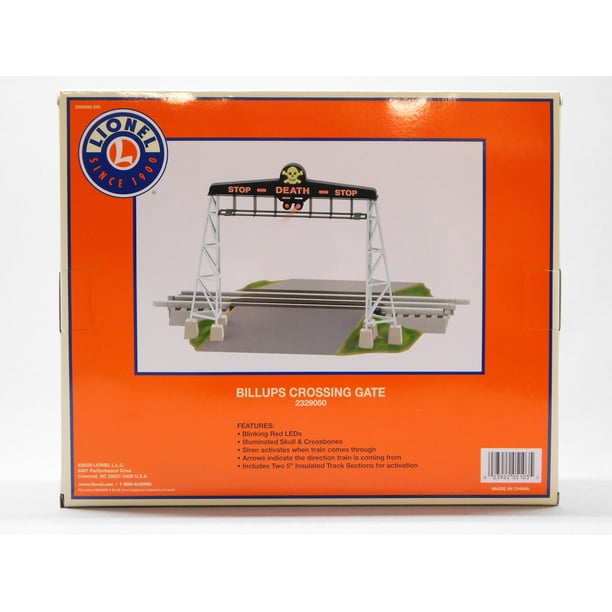 Lionel Billups O Gauge Train Crossing Gate with Flashers - Walmart