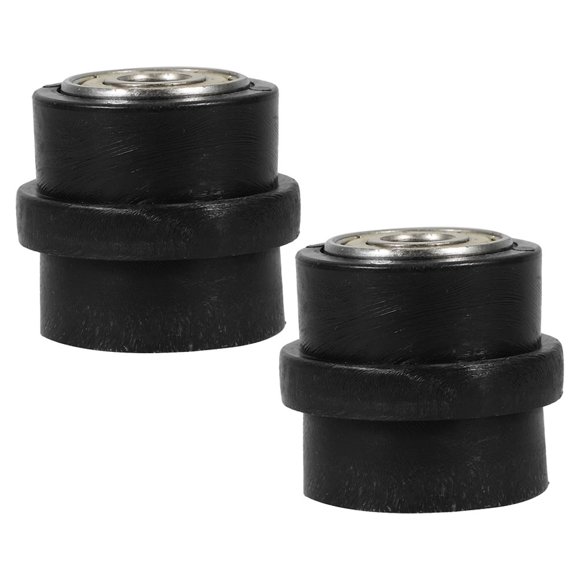 YSNOOWE 2Ud Cadena Rodillo Tensor Polea Para Motocicleta Negro Aleación Duradero
