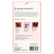 Salon Perfect Kitten False Half Lashes Fake Eyelashes, Feline Flick, 664, Black, 4 Pairs