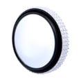 thumbnail image 3 of Miulika Automotive Mirror Clear Glass Convex Rhinestone Decoration Accessory White, 3 of 9
