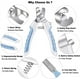 thumbnail image 4 of Cortaúñas azul para perros y gatos, cortaúñas para perros y gatos con lima de uñas, cortaúñas para mascotas de acero inoxidable con protección de bloqueo de seguridad., 4 of 5