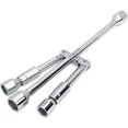 thumbnail image 1 of Llaves de rueda en cruz, llave de reparación en cruz, llave en cruz plegable para automóvil Llave de 4 vías, herramienta para cambiar neumáticos, 1 of 5