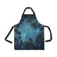 thumbnail image 2 of ASHLEIGH Beautiful Starry Night Sky Space Milky Way and Free Forest Unisex Adjustable Bib Apron with Pockets for Women Men Girls Chef for Cooking Baking Gardening Crafting, 2 of 2