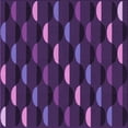 thumbnail image 1 of Ahgly Company Machine Washable Indoor Square Transitional Dark Purple Area Rugs, 8' Square, 1 of 7