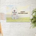 thumbnail image 2 of Cute Samoyed Loves Dad Happy Father's Day Horizontal Matte Canvas Poster Siberian Sammy Dog Lover Wall Art Home Decor - 12008, 2 of 5