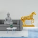 thumbnail image 2 of Estatua de mono,Estatua de Buda Mono para Interiores y Exteriores Budista,Figuras en miniatura meditando para decorar el jardín de casa.,Estatuas de caballos,Estatuas de caballos Figura de, 2 of 8